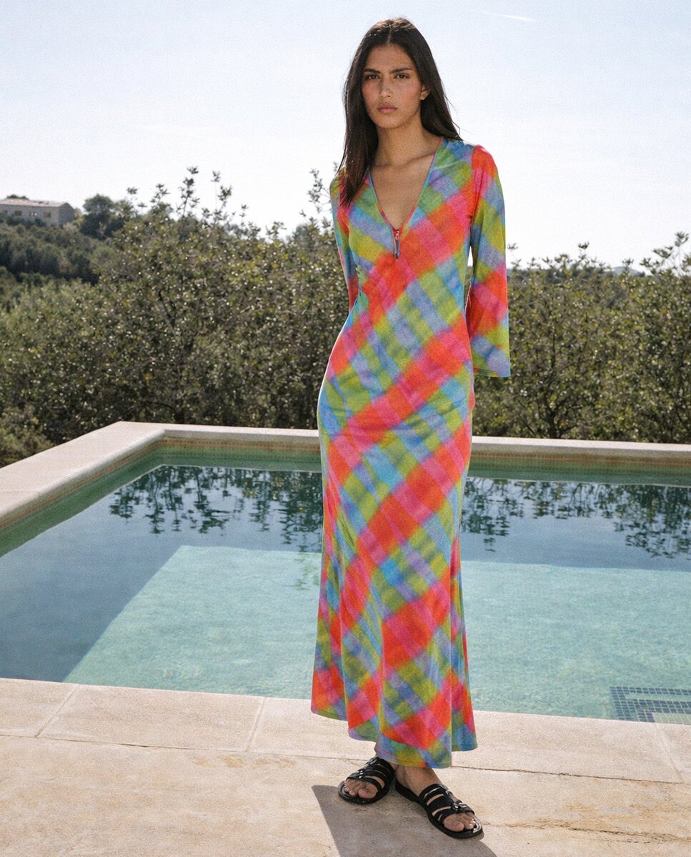 Imagem 0 de Túnica Viés Tie-dye Madras