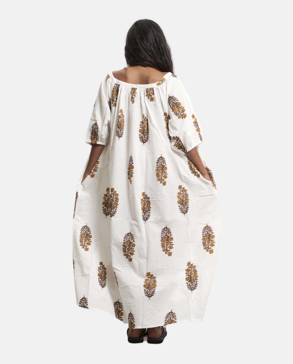 Vestido Justina - Cor de Mostarda Mostarda-2