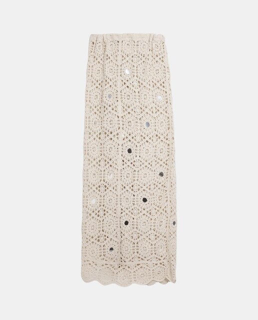 Pareo crochet bordados