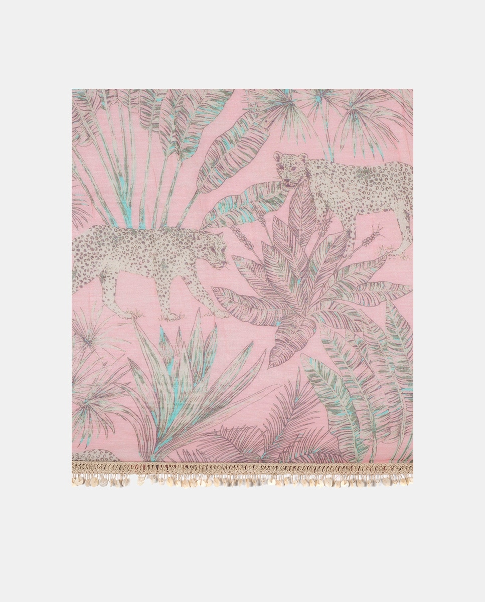 Imagem 0 de Estola com Estampado e Debruado