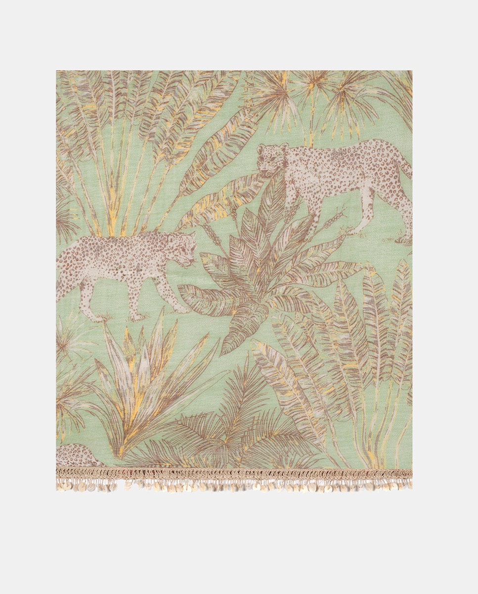 Imagem 0 de Estola com Estampado e Debruado