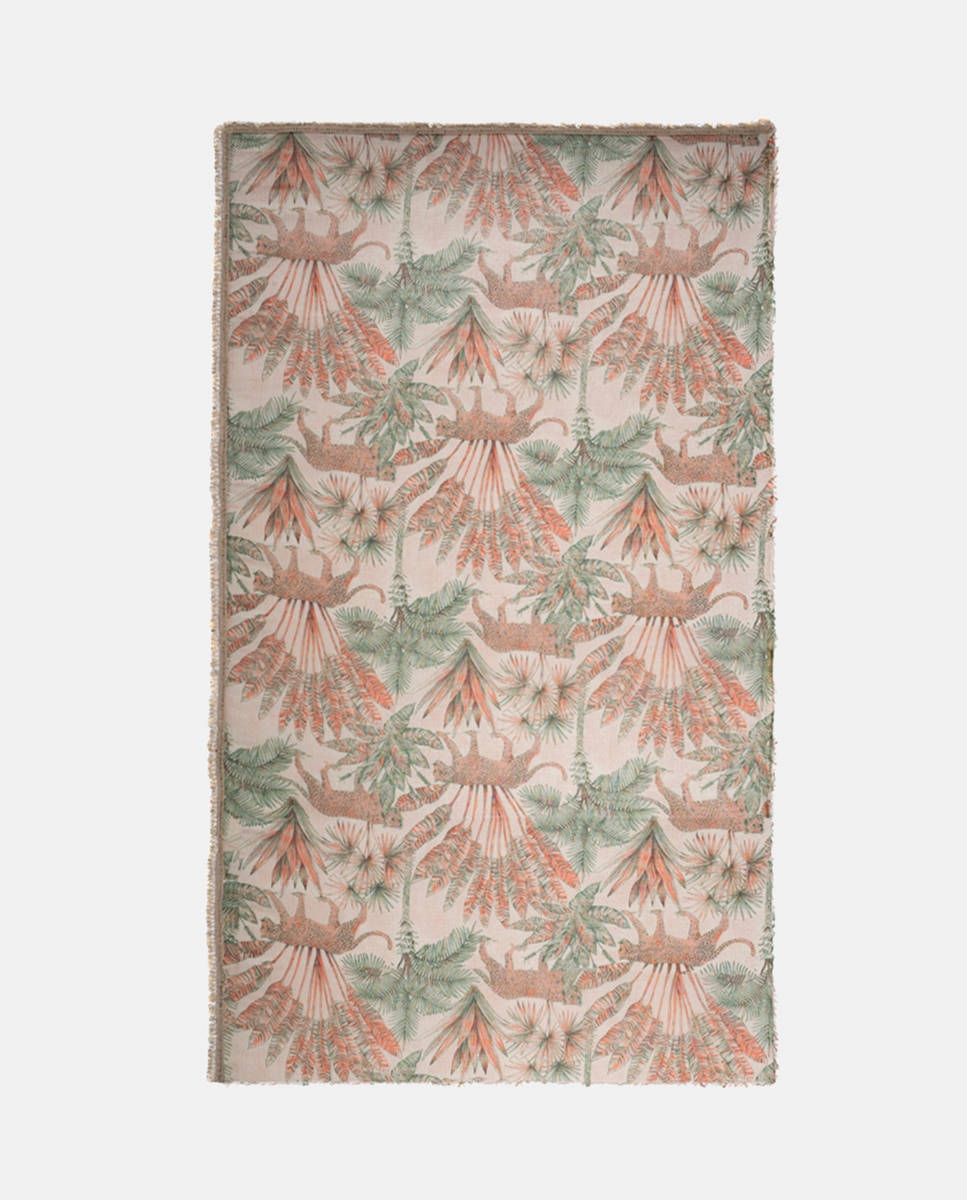 Imagem 0 de Estola com Estampado e Debruado