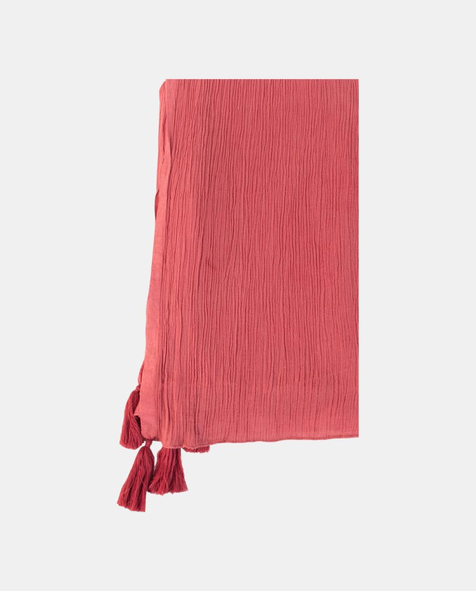 Imagem 0 de Páreo de Algodão Texturizado Liso com Borlas nos Cantos