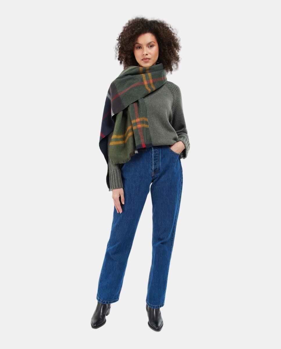 Bufanda de cuadros con flecos - Barbour - Multicolor Multicolor-7