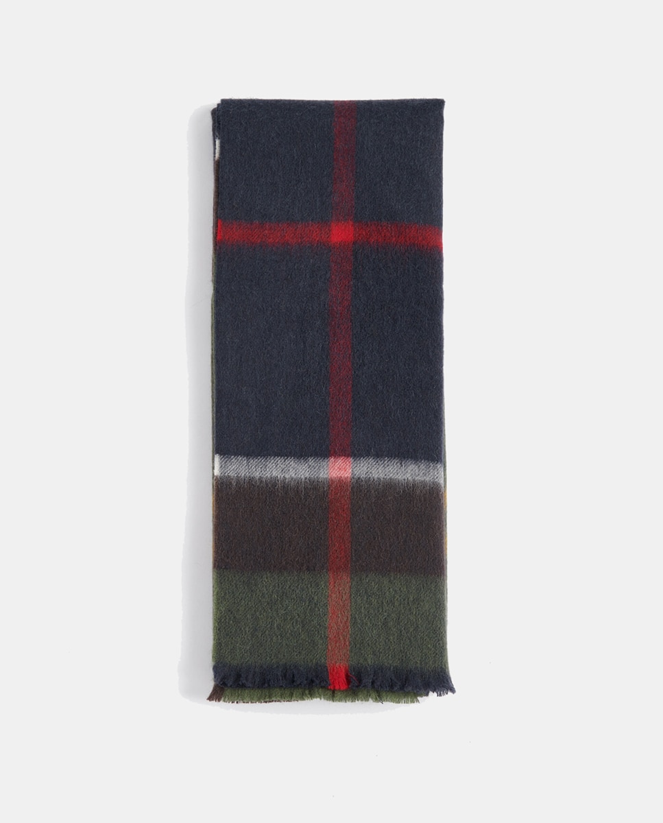 Bufanda de cuadros con flecos - Barbour - Multicolor Multicolor-8