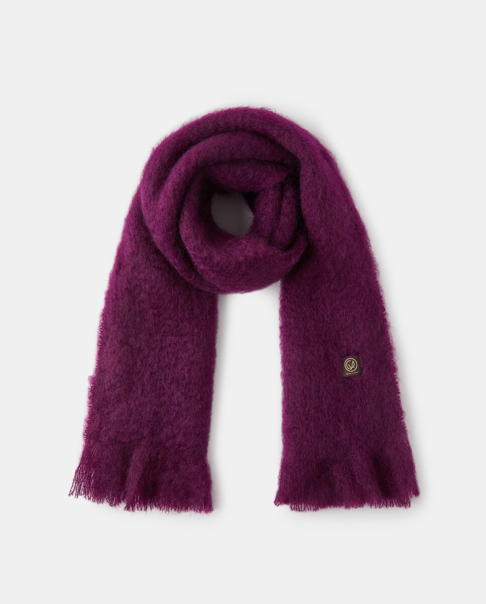 Cachecol de Mohair Roxo-2