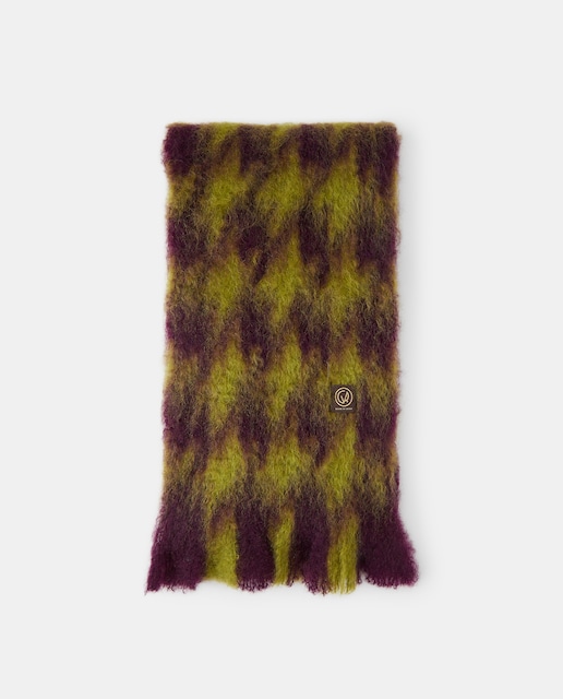 Imagem 0 de Cachecol de Mohair e Lã com Pied-de-Poule