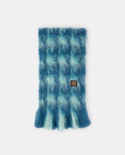 Imagem 0 de Cachecol de Mohair e Lã com Pied-de-Poule