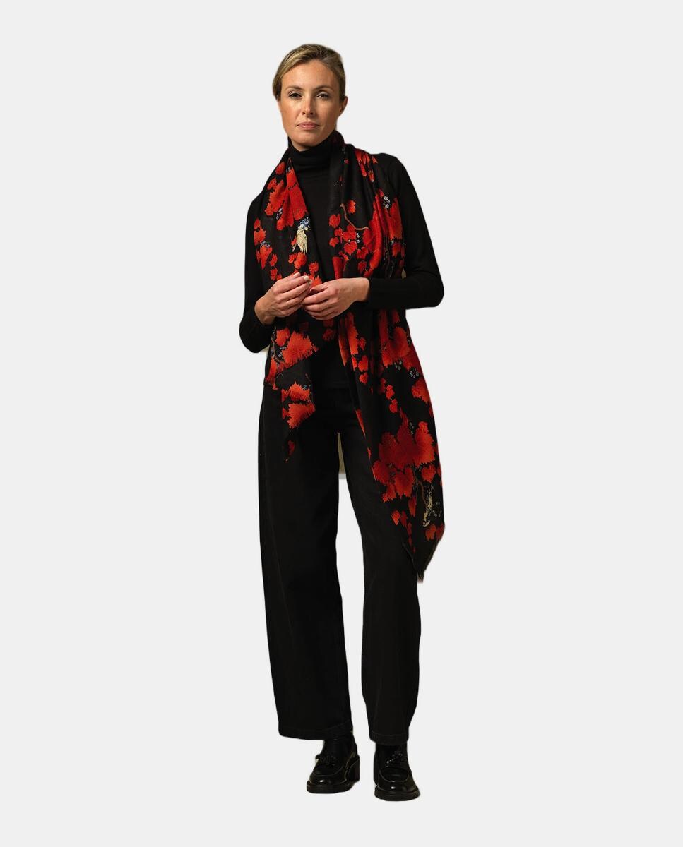 Écharpe de Lã Acer - Preto Preto-3