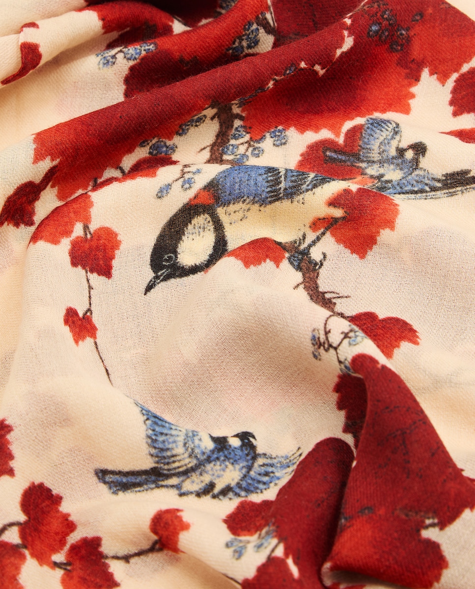 Écharpe de Lã Acer - Vermelho Vermelho-4