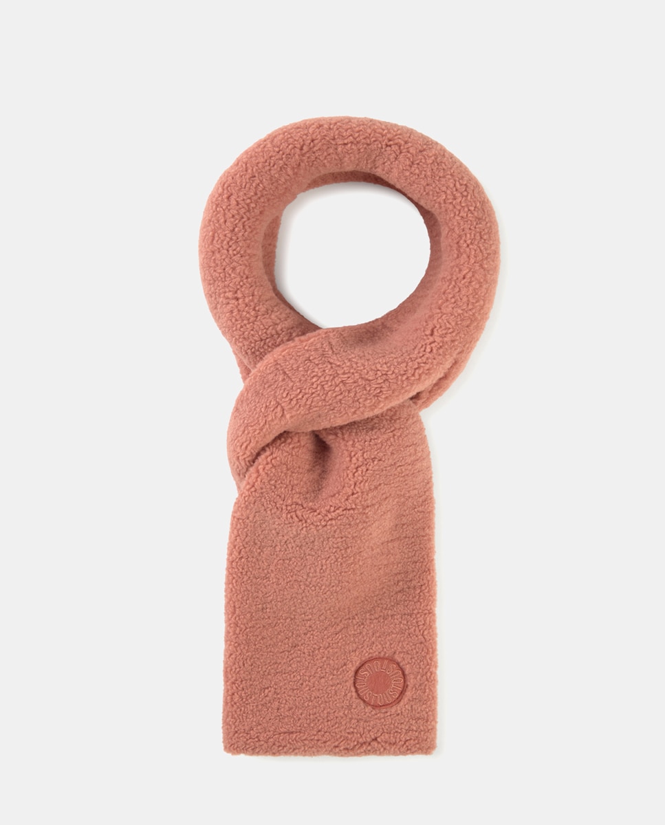 Cachecol Cruzado Liso Rosa-4