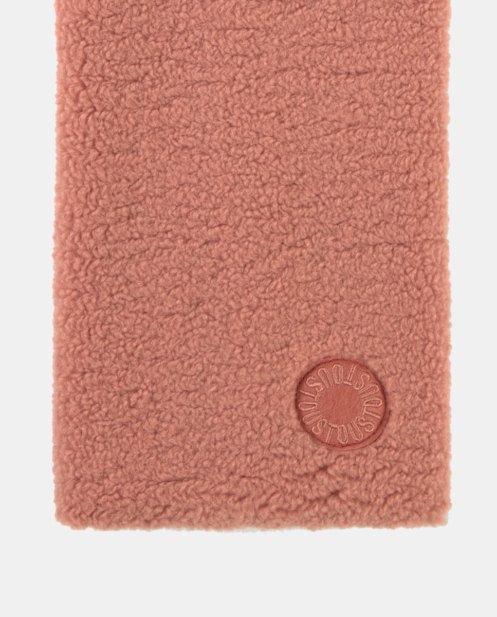 Cachecol Cruzado Liso Rosa-5