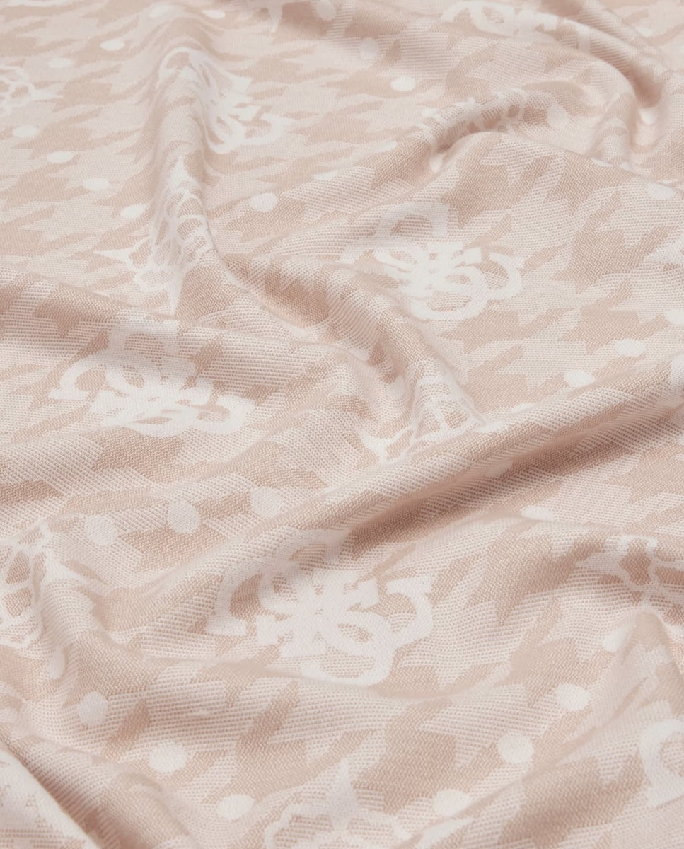 Cachecol com Estampado Natural-2