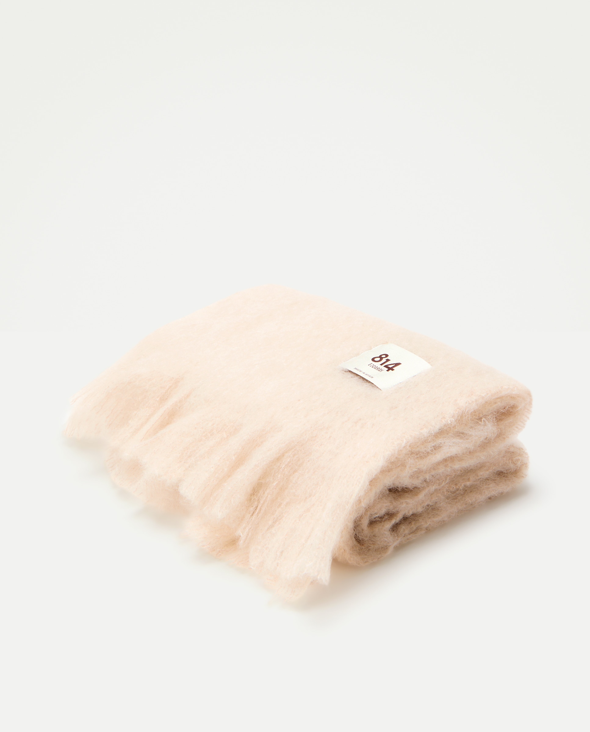 Bufanda en mohair - Mantas Ezcaray - Beige Beige-2