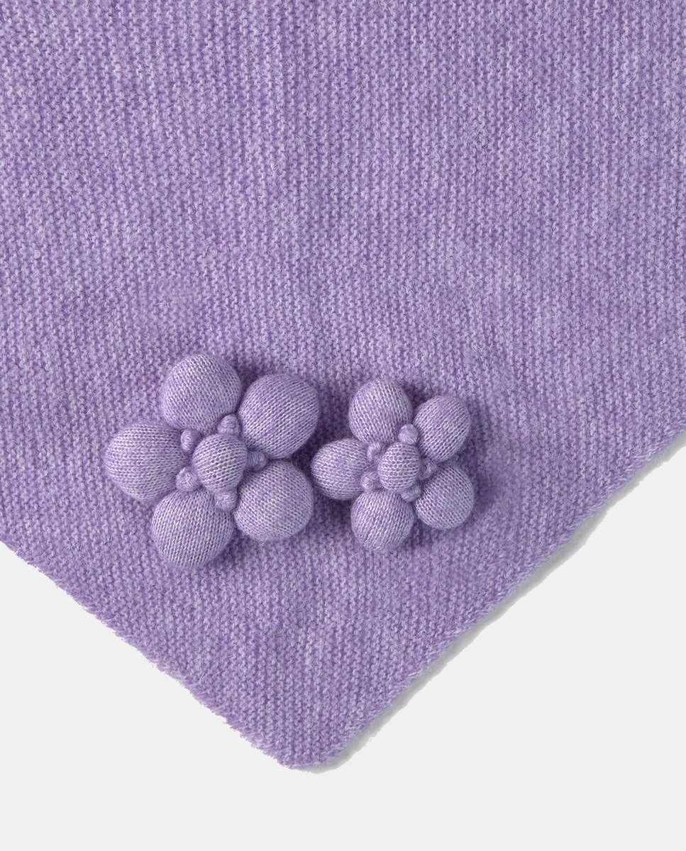 Cachecol Daisy Padded. Lilás-3