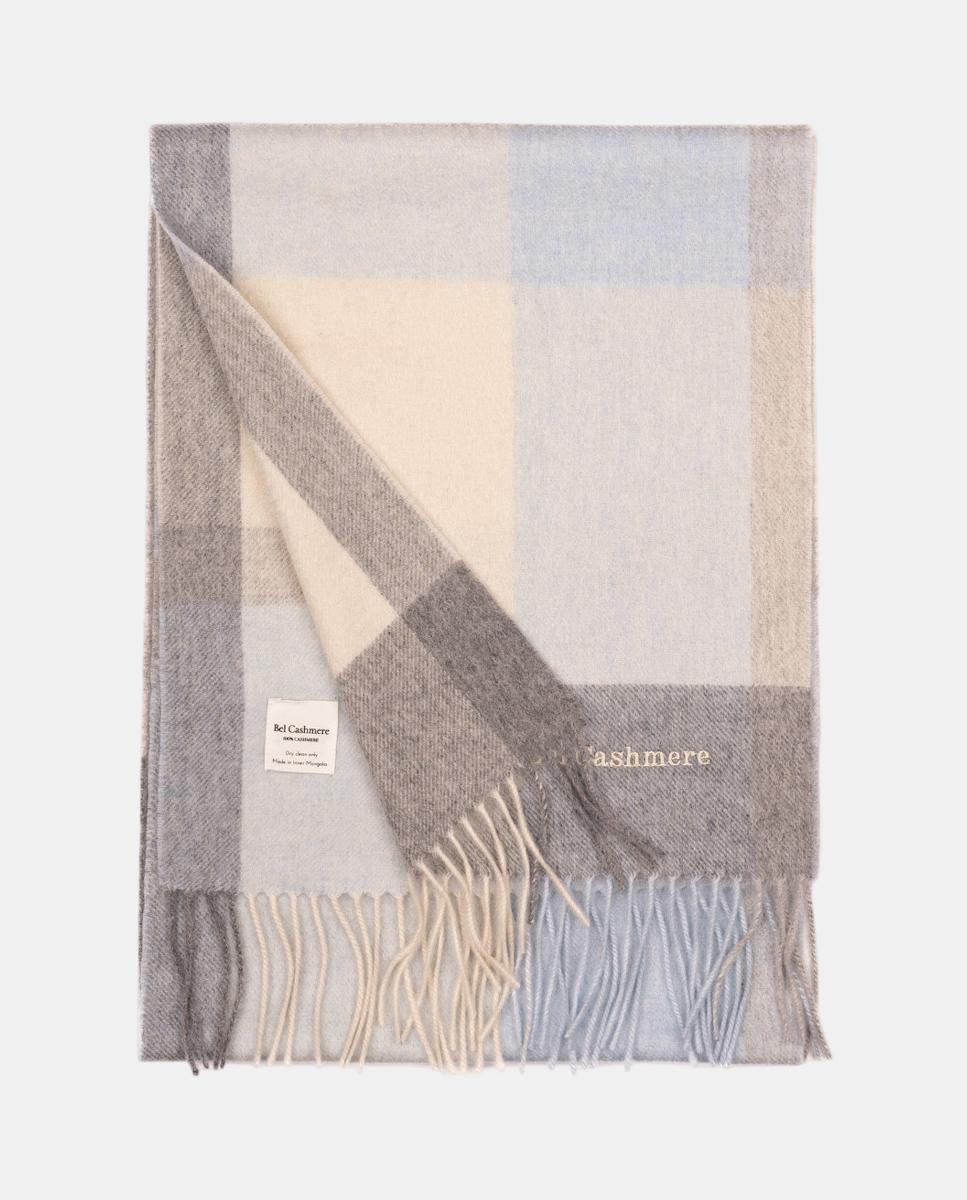 Estola de cashmere - Bel Cashmere - Azul claro Azul claro-2