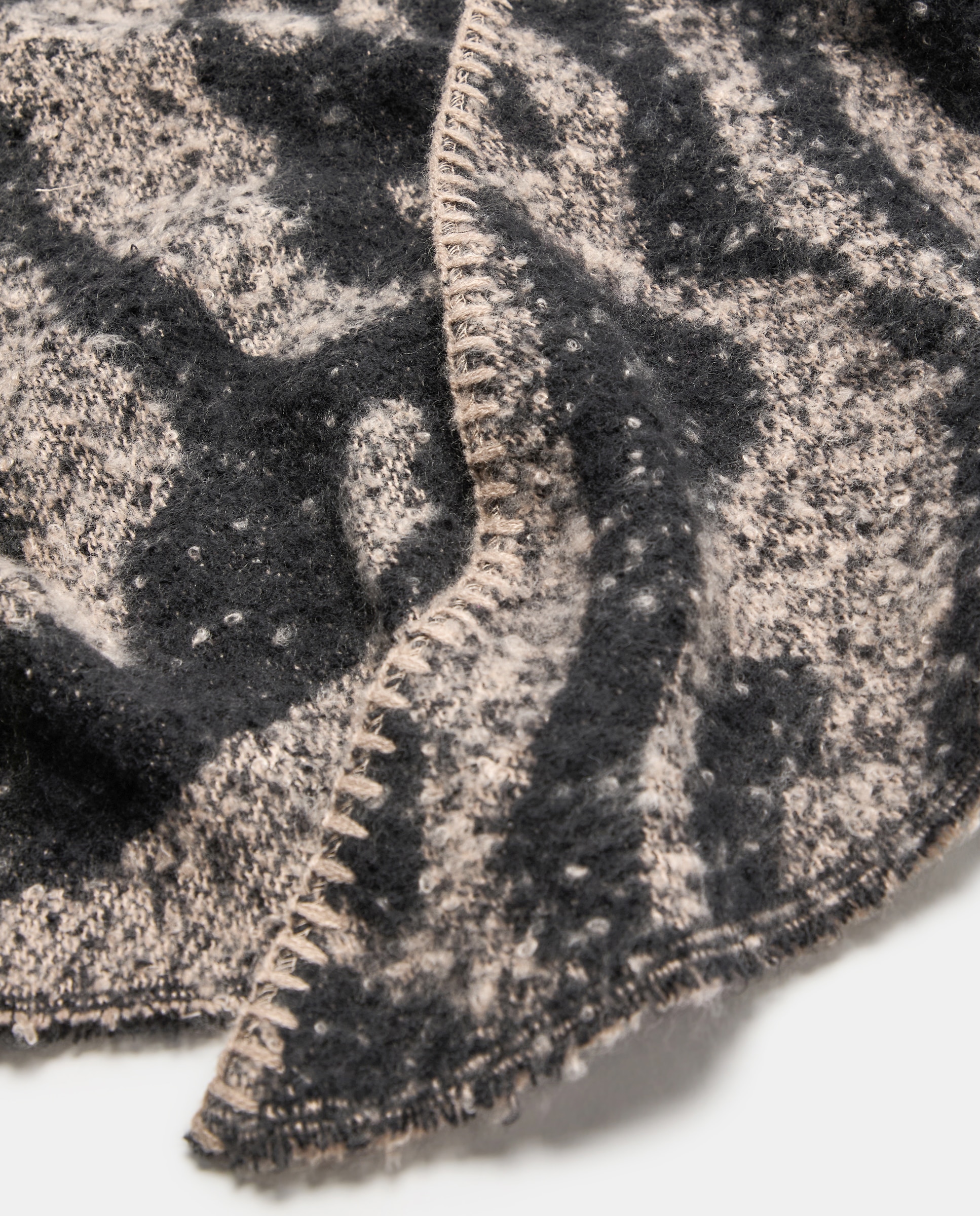 Imagen 5 de Bufanda larga animal print - Pieces - Beige Beige