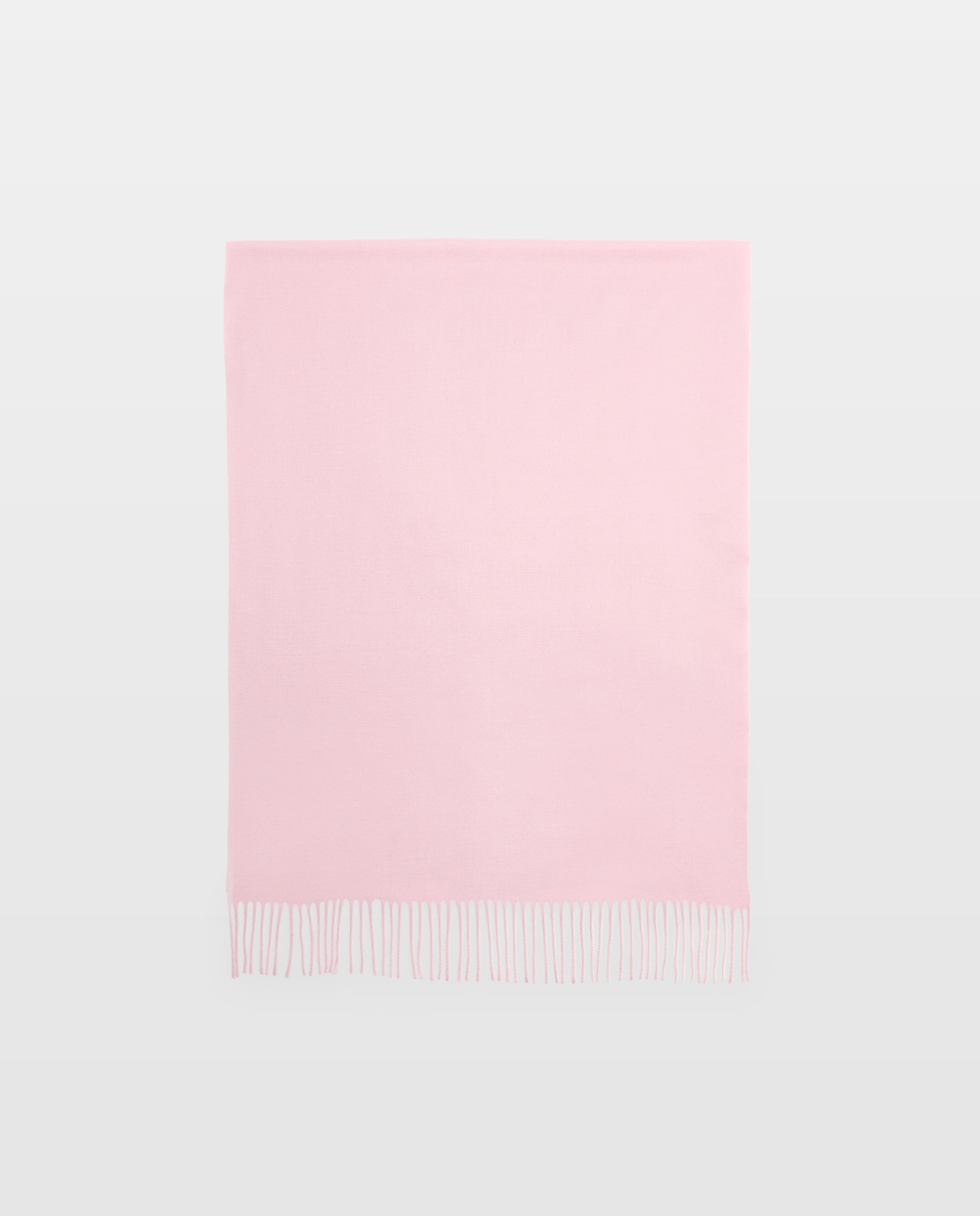 Cachecol Fino com Franjas - Azul Rosa-1