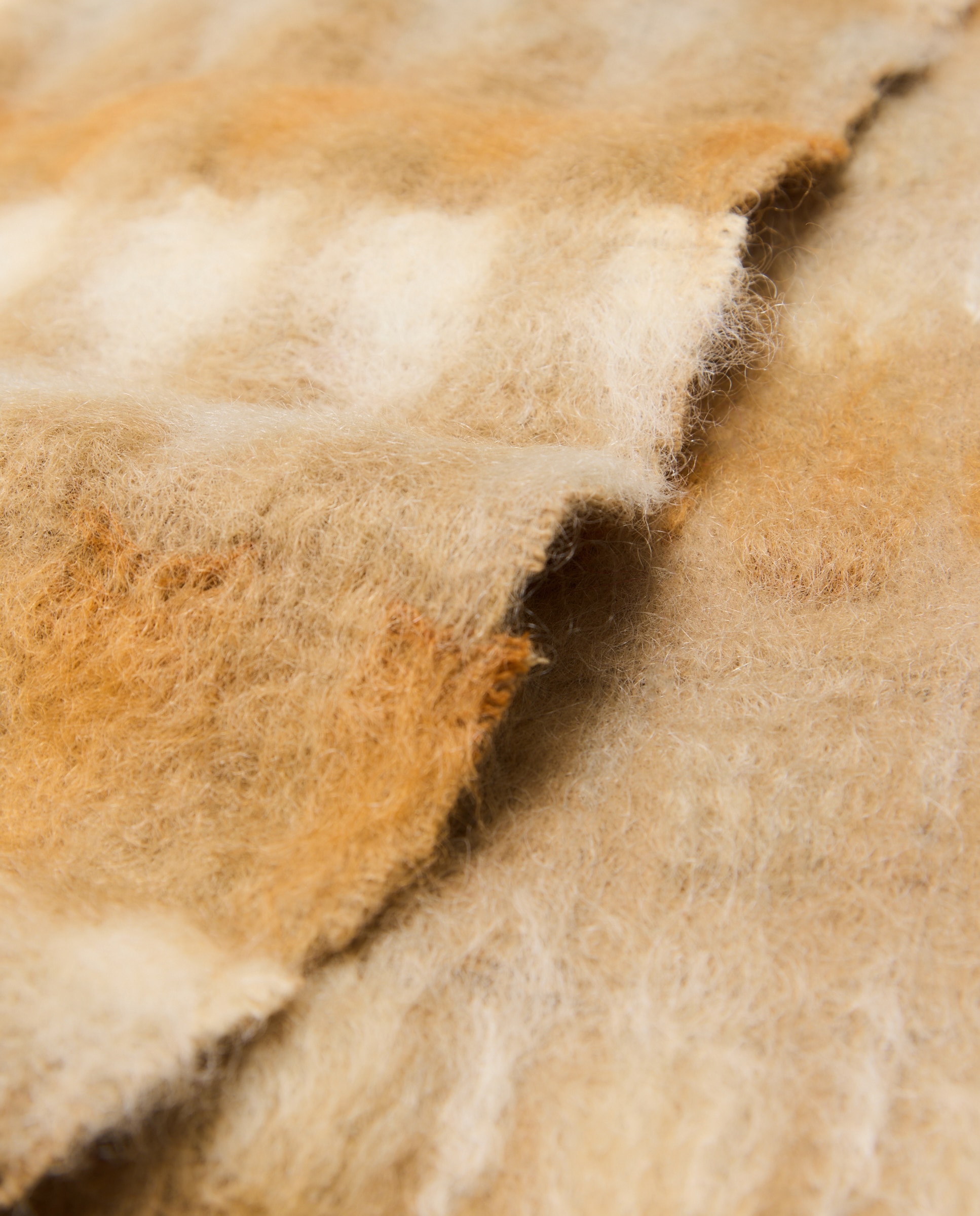 Cachecol de Mohair Castanho-claro-3
