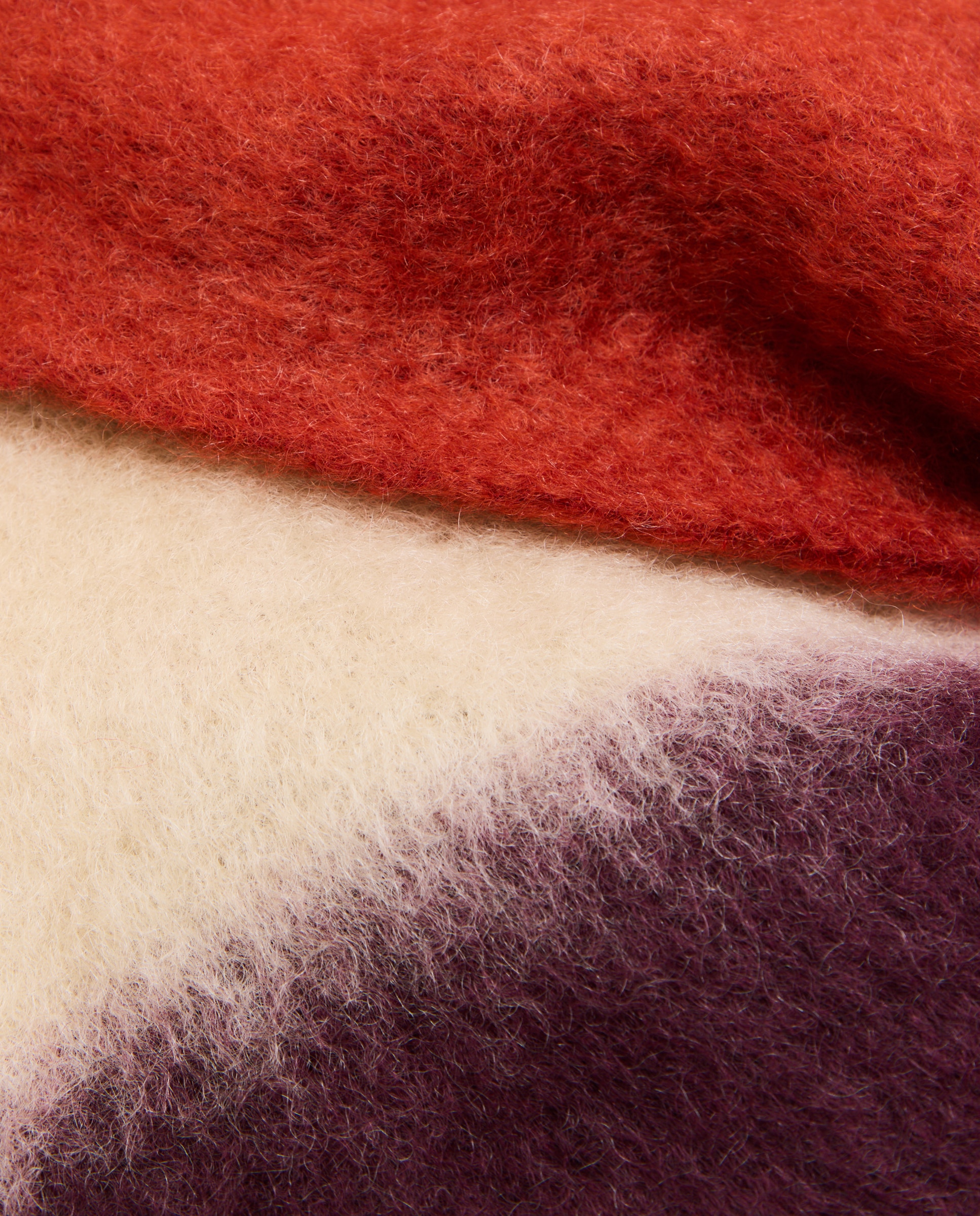 Bufanda de mohair - Mantas Ezcaray - Rojo Rojo-3