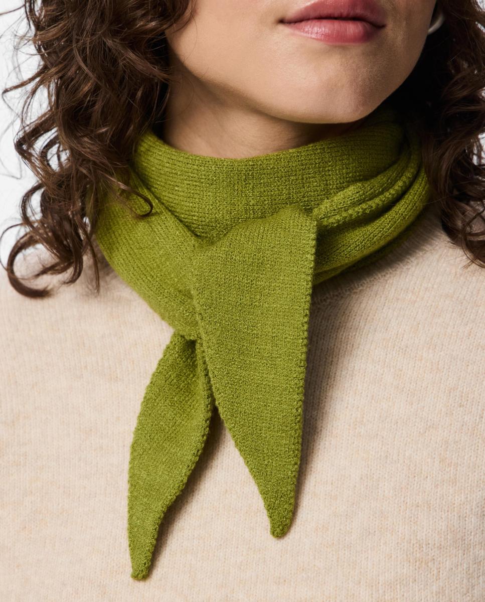 Bandana de Malha Fina Verde-3