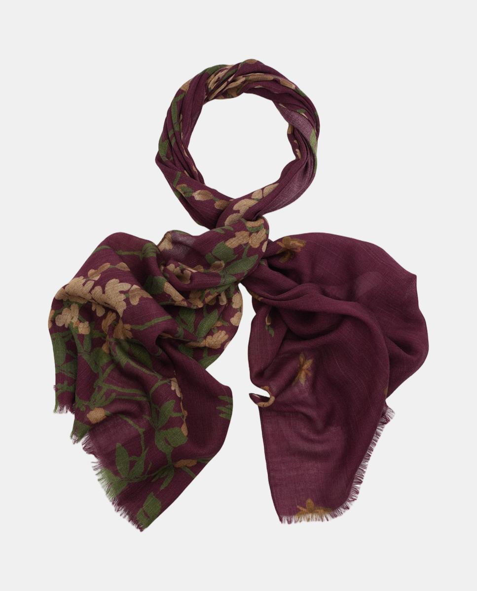 Imagen 1 de Bufanda de lana Wisteria Plum Morado