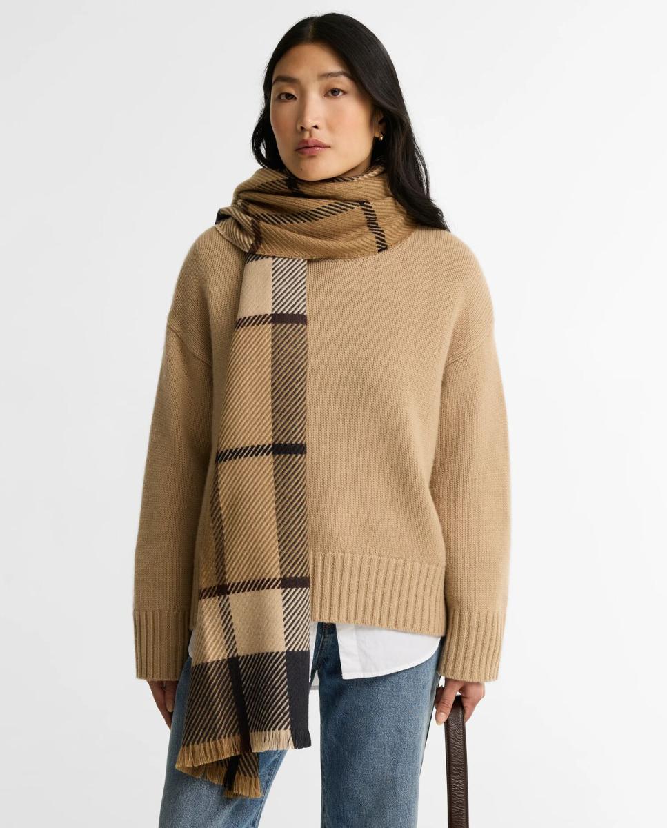 Bufanda de cuadros - Barbour - Natural Natural-2