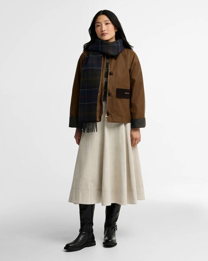 Bufanda de cuadros - Barbour - Crudo Crudo-2