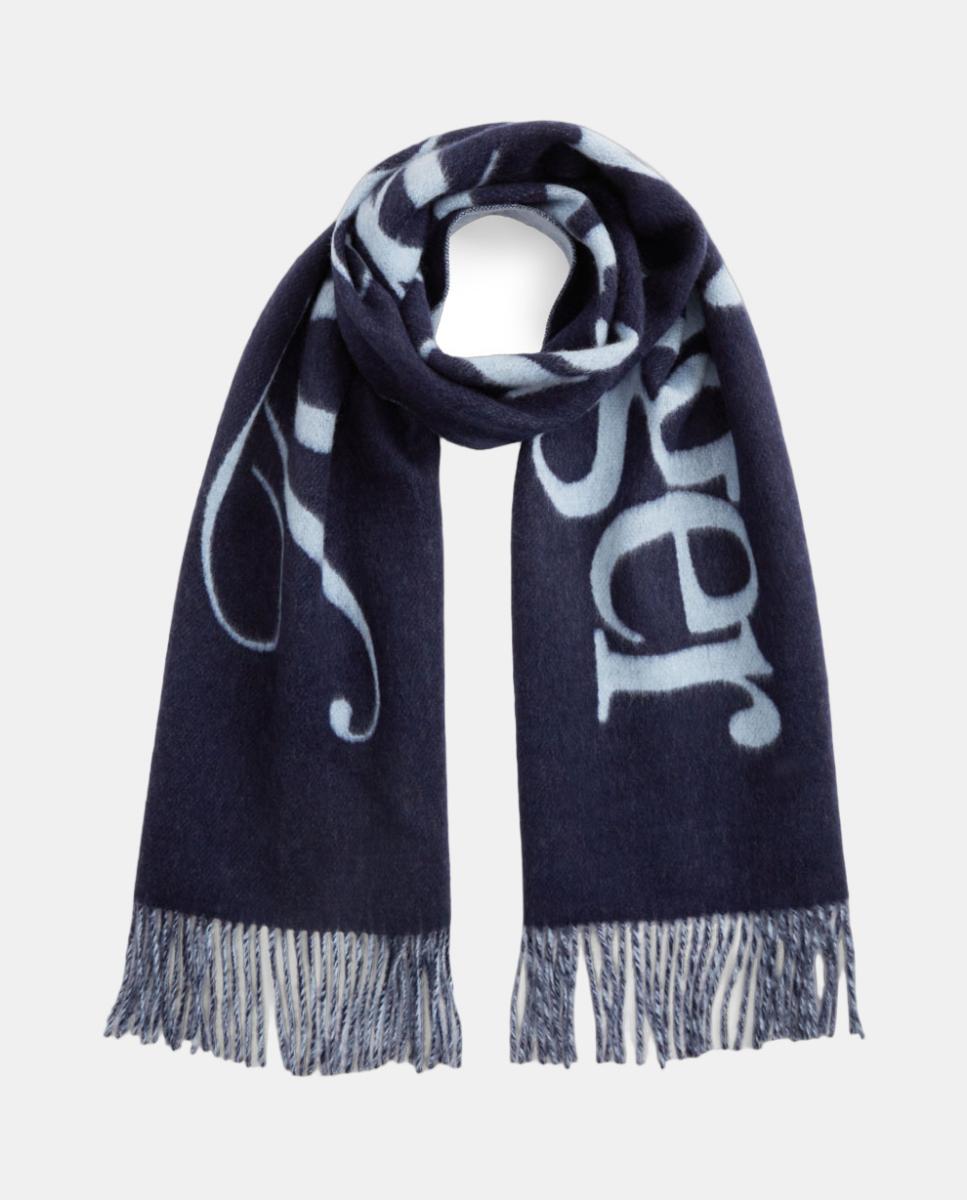 Imagen 0 de Bufanda de mujer con firma Tommy Hilfiger Azul marino