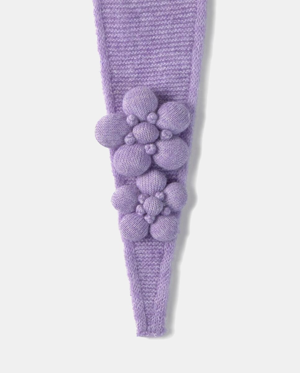 Mini Cachecol Daisy Padded. Lilás-2