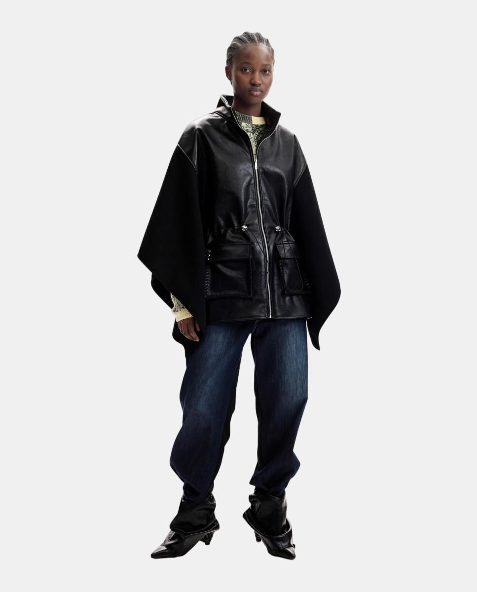 Imagem 0 de Poncho com Efeito de Pele