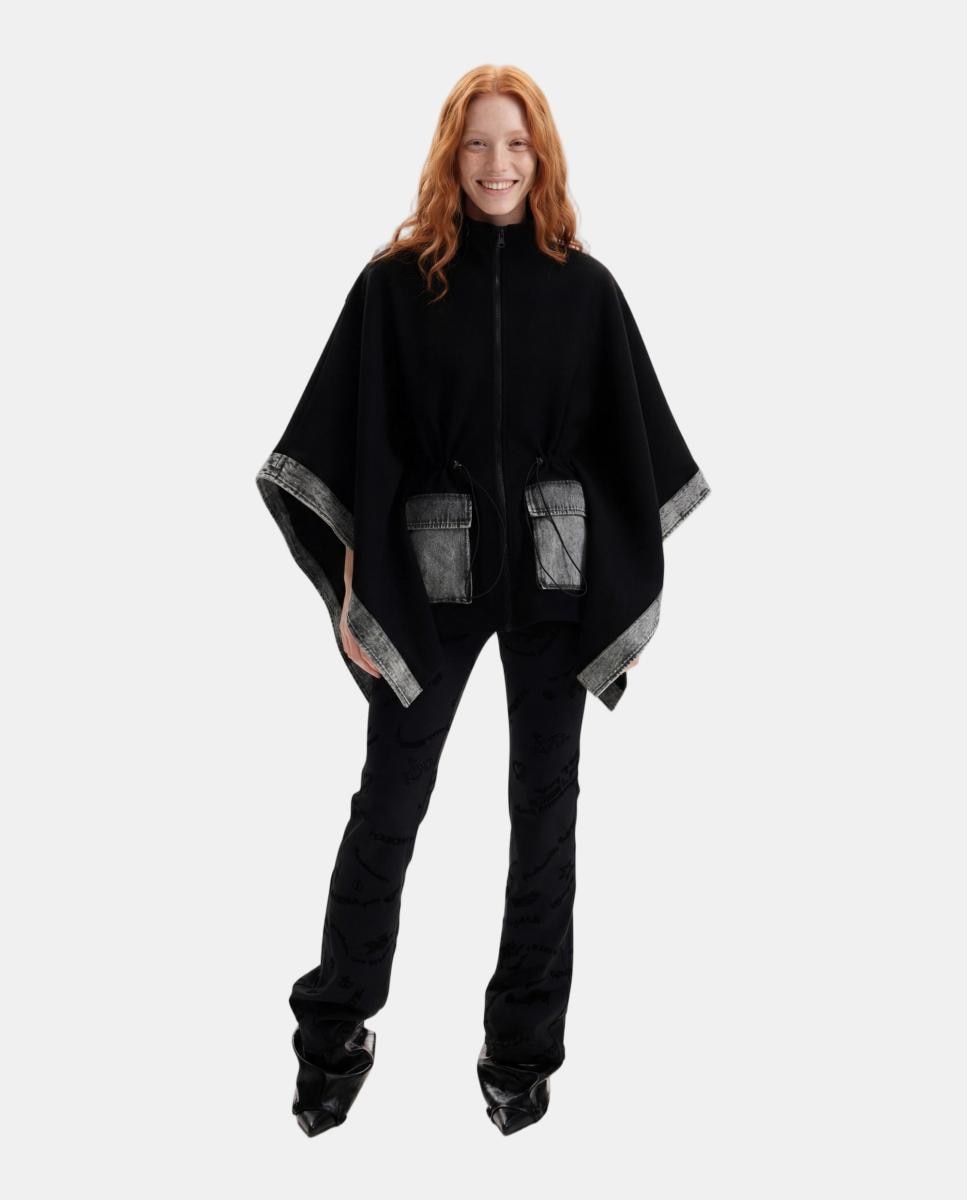 Imagem 0 de Poncho de Ganga com Bolsos