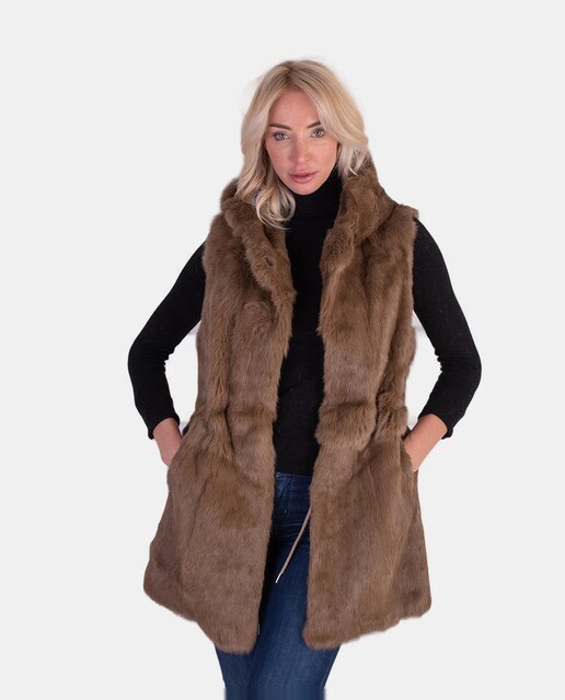 Imagem 0 de Colete de Pelo de Coelho