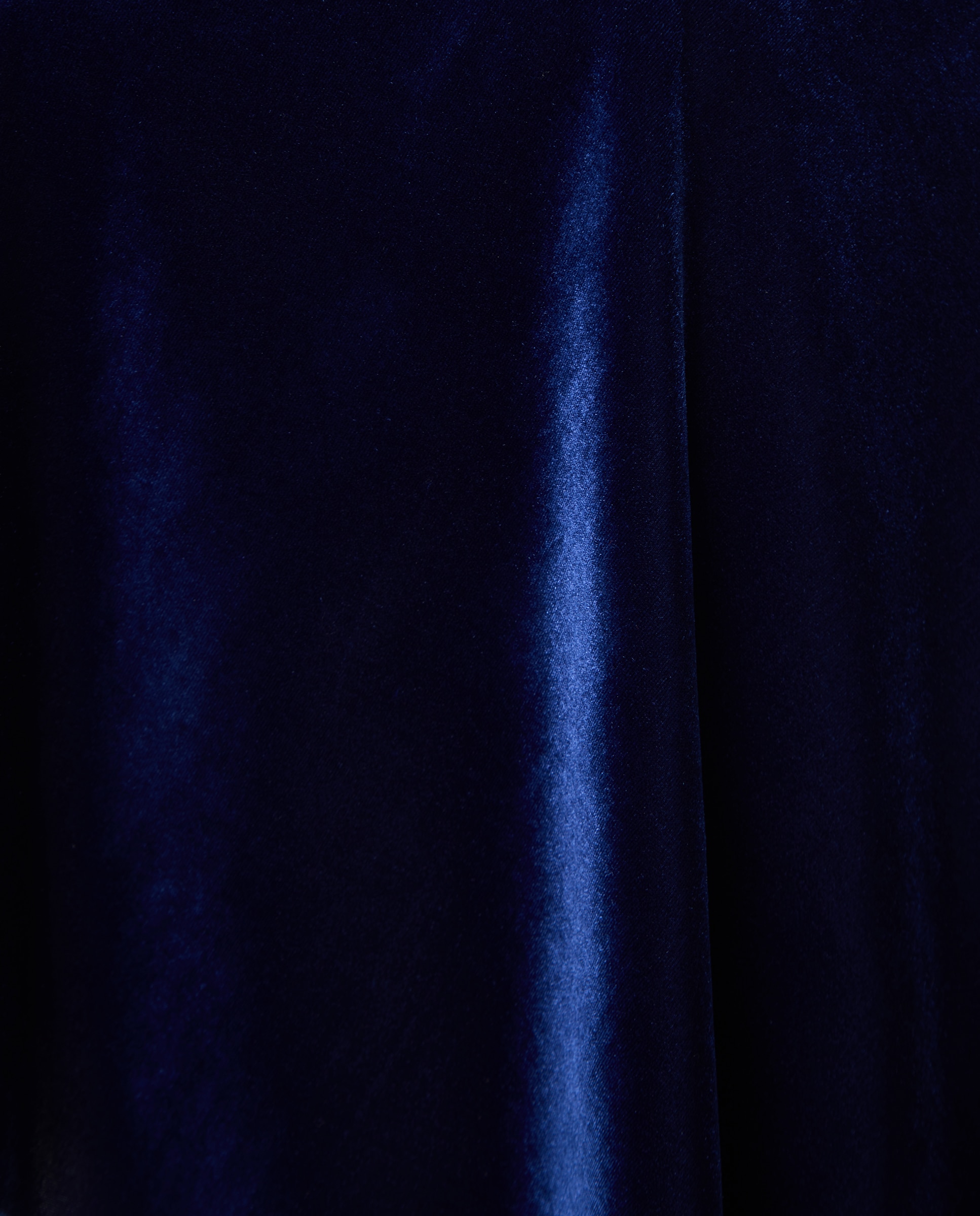 Imagen 5 de Capa terciopelo con fruncido en hombro - Banarassi - Azul marino Azul marino