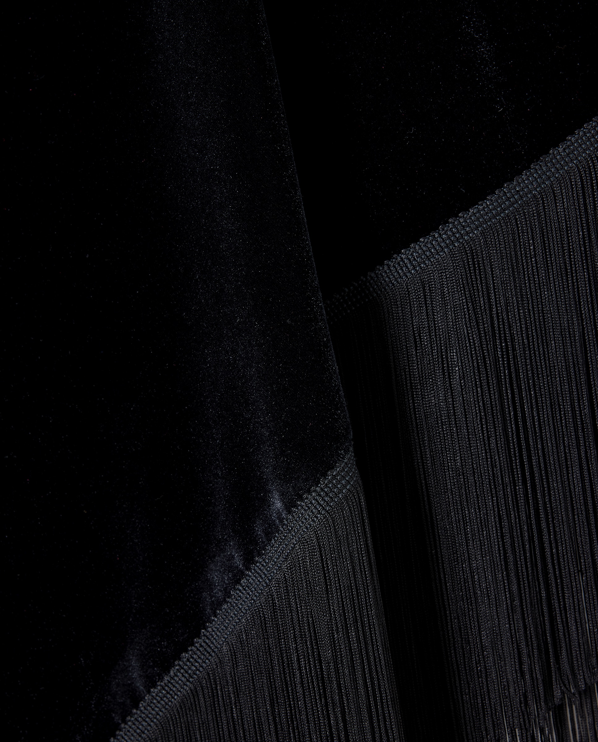 Pico bordado con fleco - Banarassi - Negro Negro-5