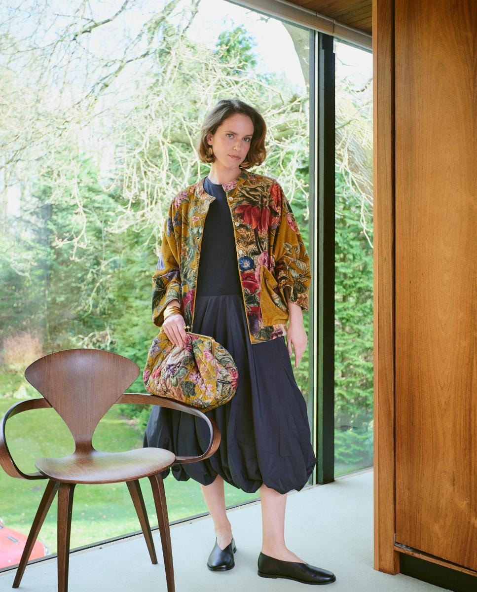 Casaco de Veludo Primula Gold Ouro-5