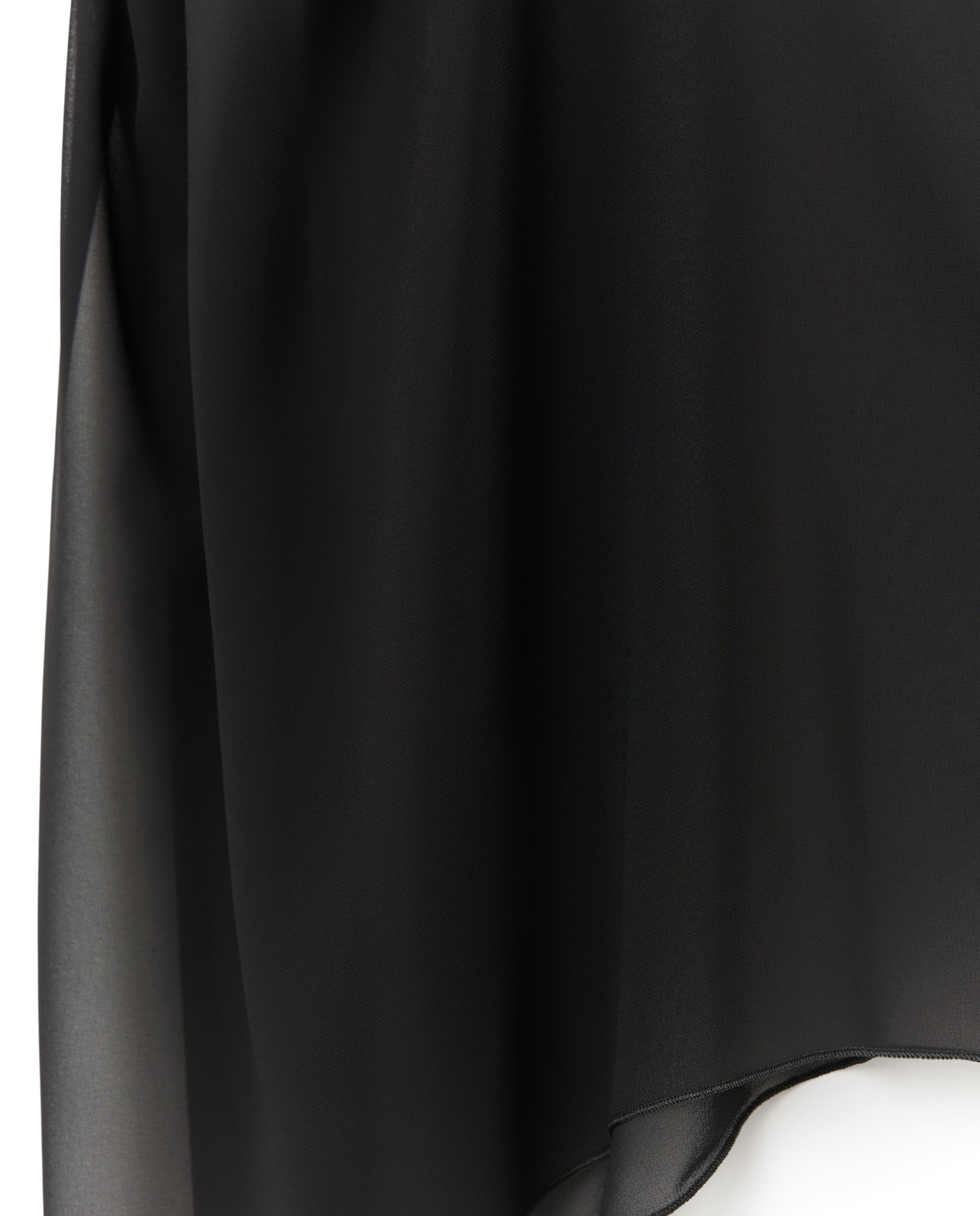 Capa de fiesta en gasa transparente de Banarassi - Negro Negro-4