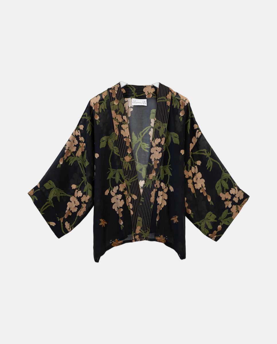 Imagem 0 de Kimono de Lã - Wisteria Black