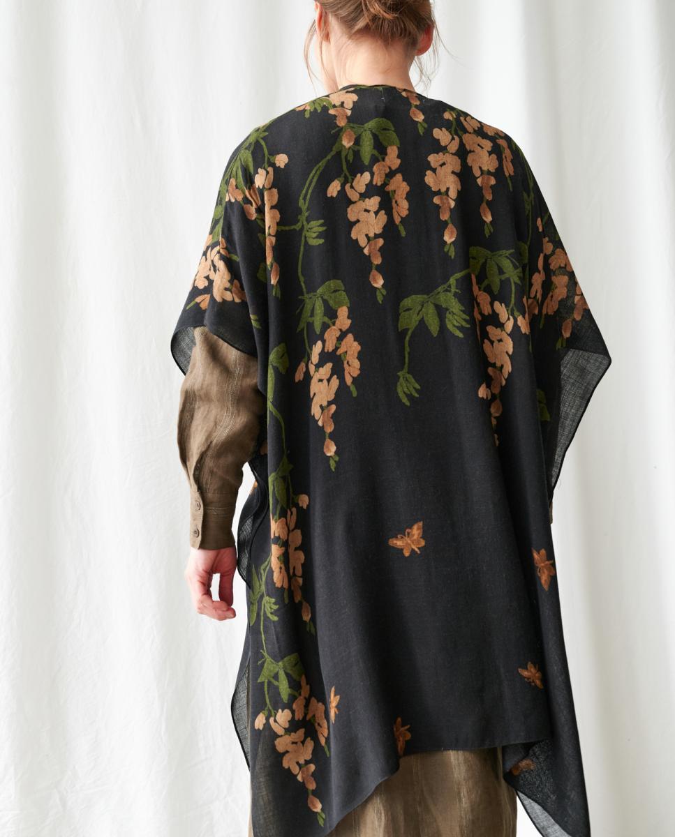 Capa de Lã - Wisteria Black Preto-3