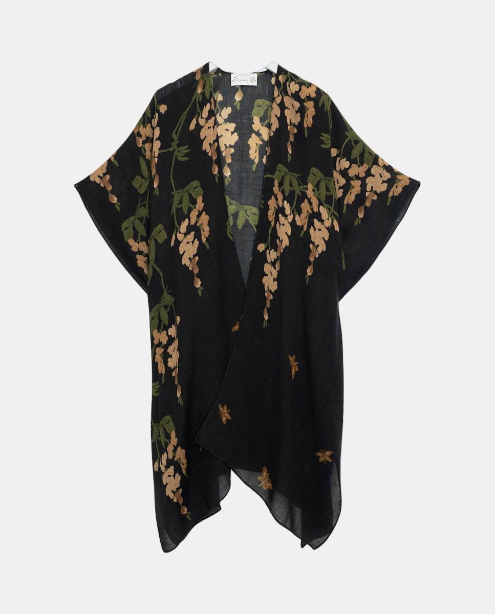 Capa de Lã - Wisteria Black Preto-4