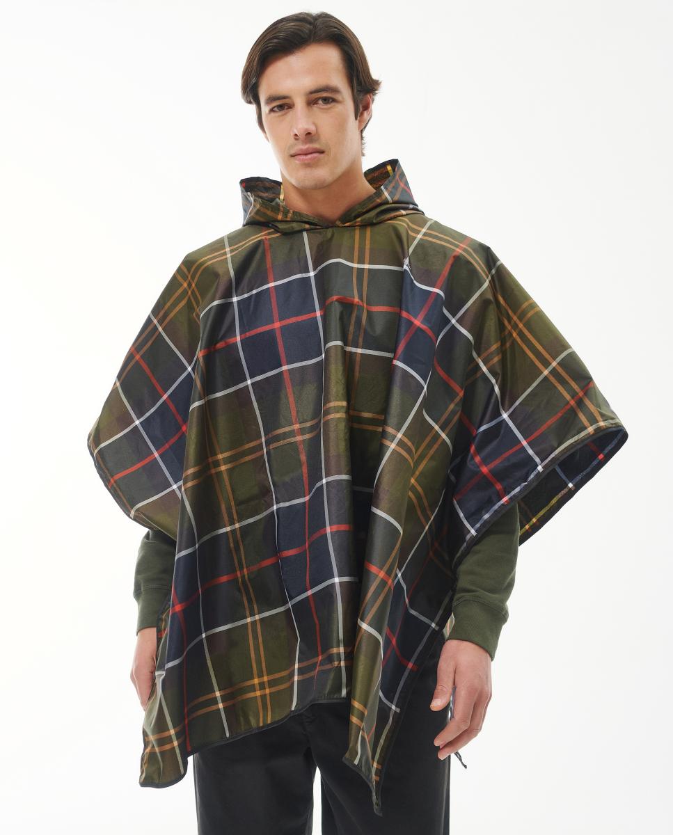 Imagen 3 de Poncho plegable con estampado de tartán - Barbour - Multicolor Multicolor