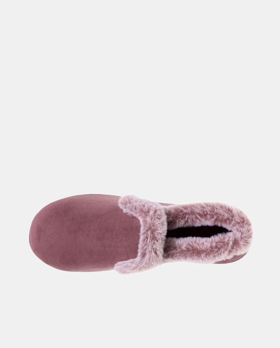 Pantufas Charentaise de Veludo Taupe-2