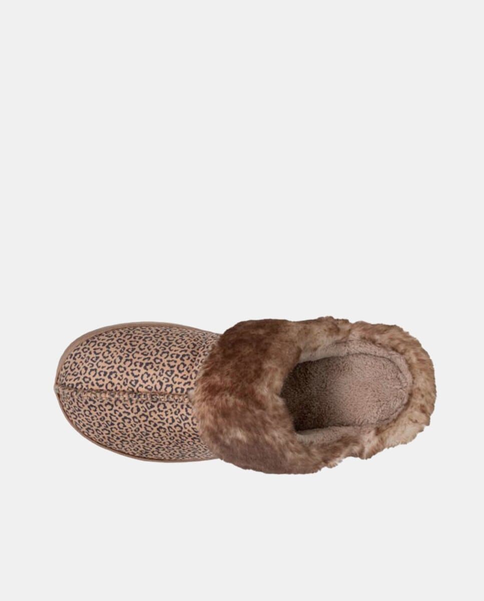 Chinelos de Quarto em Camurcina Castanho-escuro-2