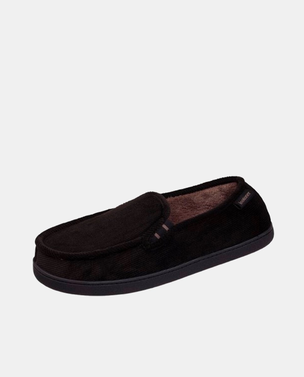 Pantufas Tipo Mocassins Ergonómicas Preto-3