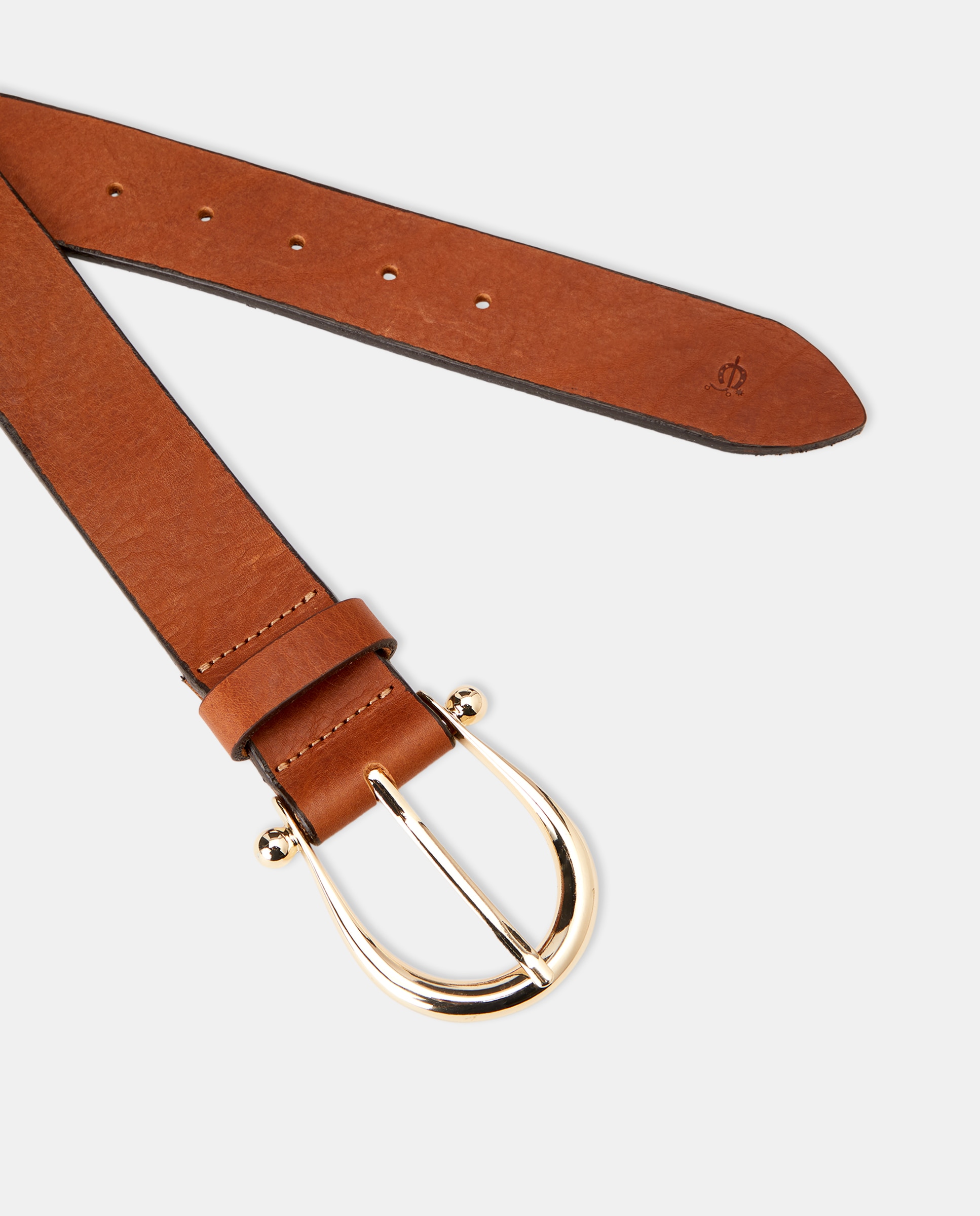 Cinto 100% Pele Fabricado em Espanha Natural-2