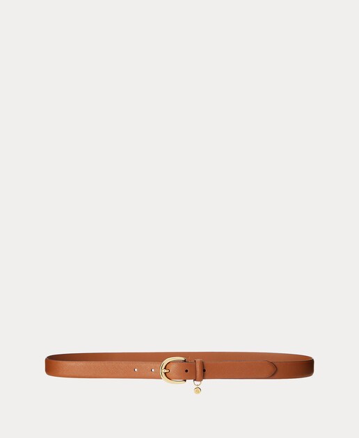 Cinturón de mujer Lauren Ralph Lauren de piel saffiano