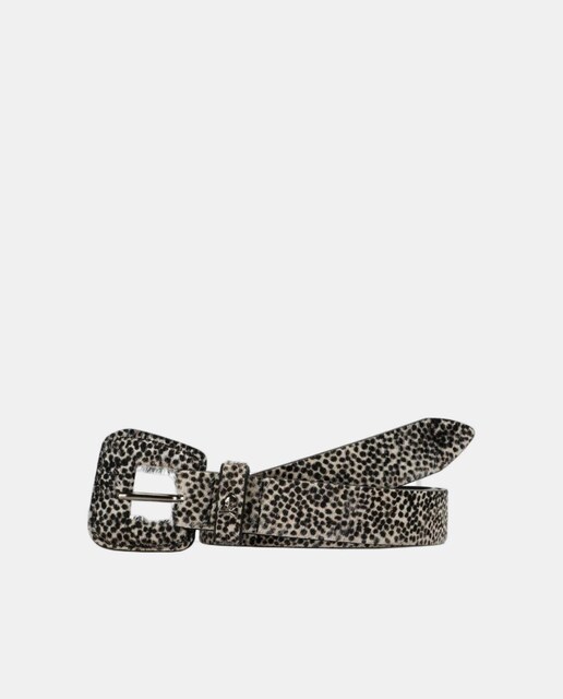 Imagem 0 de Cinto em Pele com Animal Print