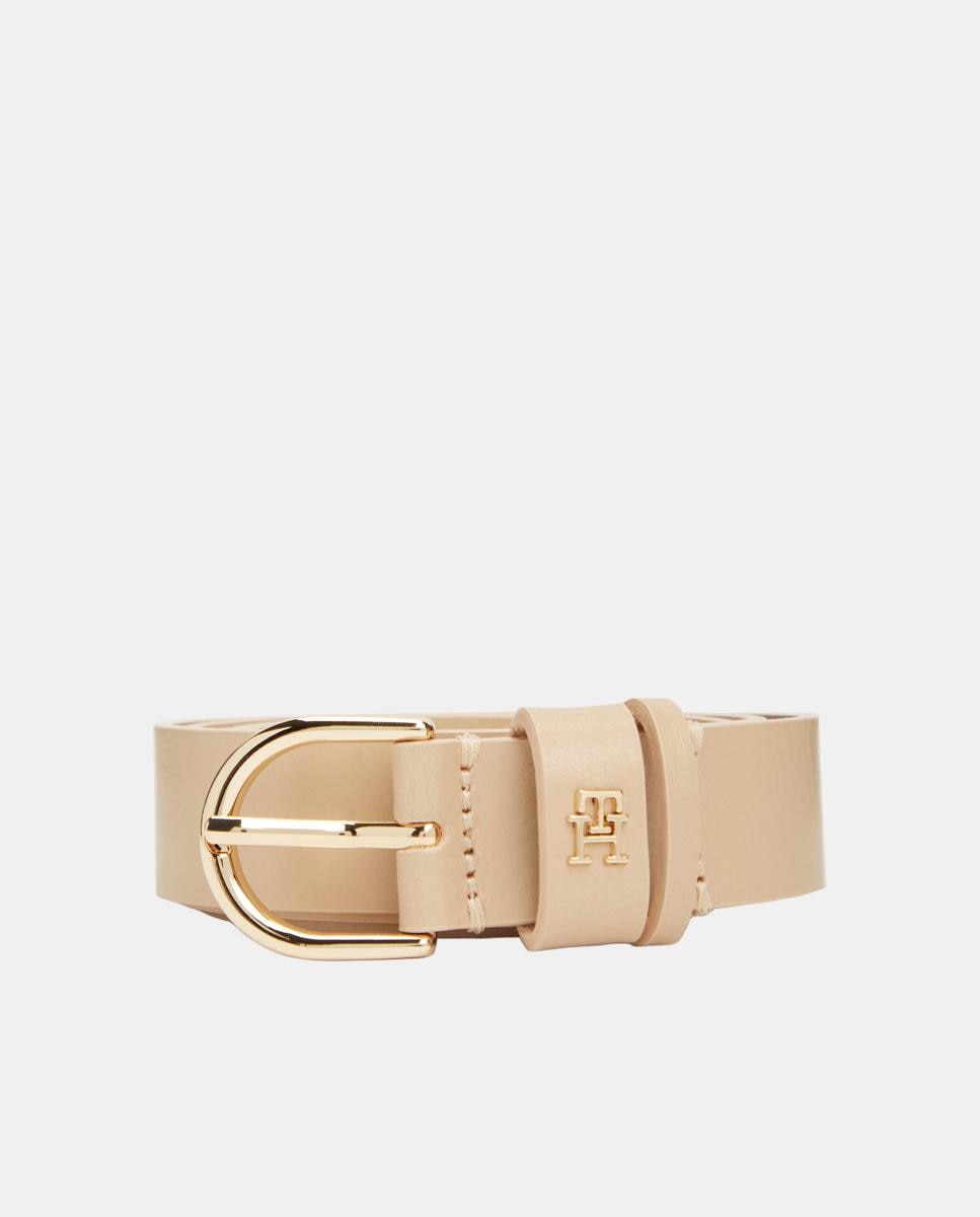 Cinto em Pele - Bege Bege-2