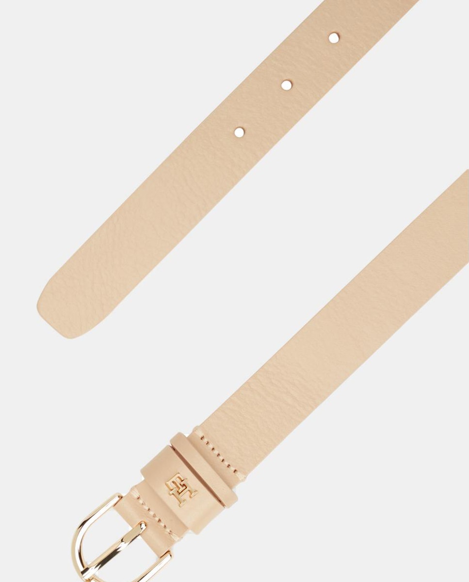 Cinto em Pele - Bege Bege-3