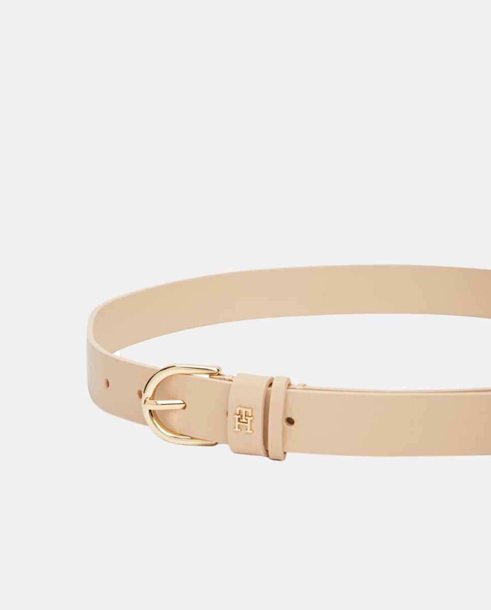 Cinto em Pele - Bege Bege-4